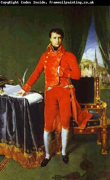 Jean Auguste Dominique Ingres Portrait of Napoleon Bonaparte, The First Council.